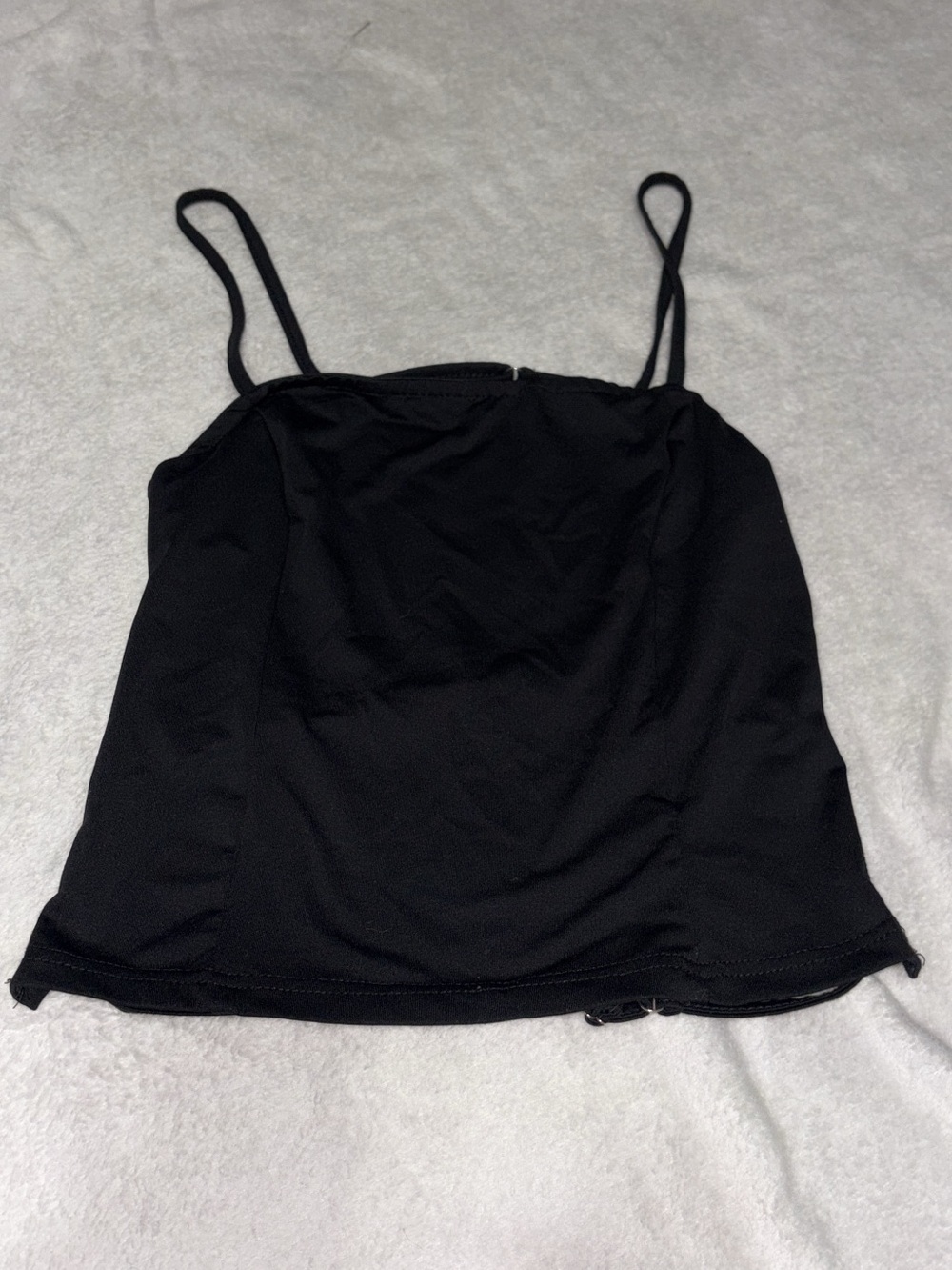 SHEIN Classic Black Spaghetti Strap Camisole Top - Women